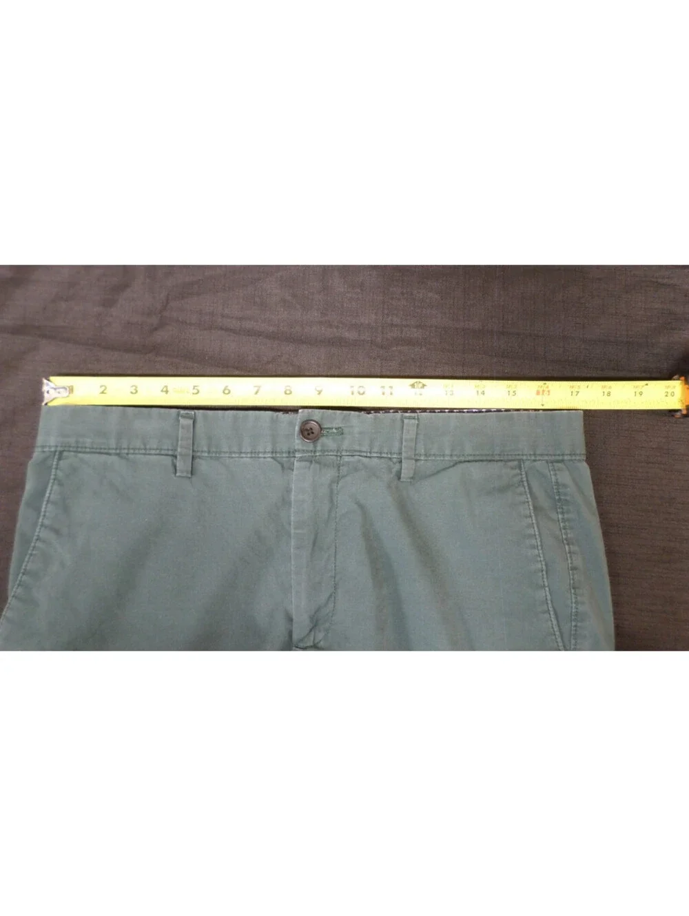 DESINGER BANANA REPUBLIC AIDEN SHORT COTTON BLEND CASUAL WORK GREEN SHORTS 34